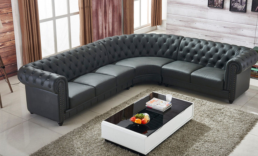 Jayden Leather Sofa Lounge Set